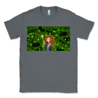 Charcoal Heather wizard girl and cat Classic Tee - TumblerDesignByShophia