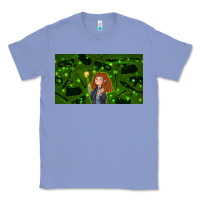 Colony Blue wizard girl and cat Classic Tee - TumblerDesignByShophia