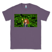 Lavender wizard girl and cat Classic Tee - TumblerDesignByShophia