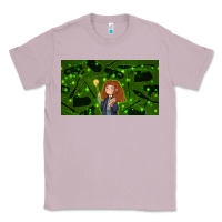 Lilac wizard girl and cat Classic Tee - TumblerDesignByShophia