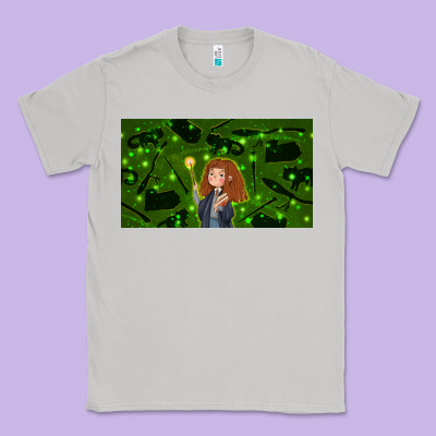 Wizard Girl And Cat Classic Tee Designed By Tumblerdesignbyshophia