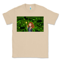 Mushroom wizard girl and cat Classic Tee - TumblerDesignByShophia