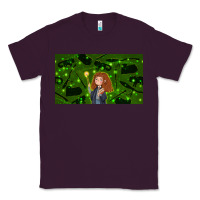 Plum wizard girl and cat Classic Tee - TumblerDesignByShophia
