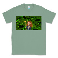 Sage wizard girl and cat Classic Tee - TumblerDesignByShophia