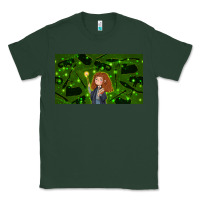 Sports Green wizard girl and cat Classic Tee - TumblerDesignByShophia
