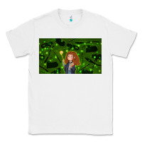 White wizard girl and cat Classic Tee - TumblerDesignByShophia