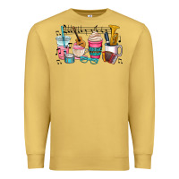 Antique Gold music teacher Premium Sweatshirt - AdoDesignShop