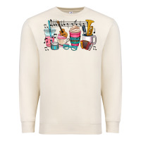 Sandshell music teacher Premium Sweatshirt - AdoDesignShop