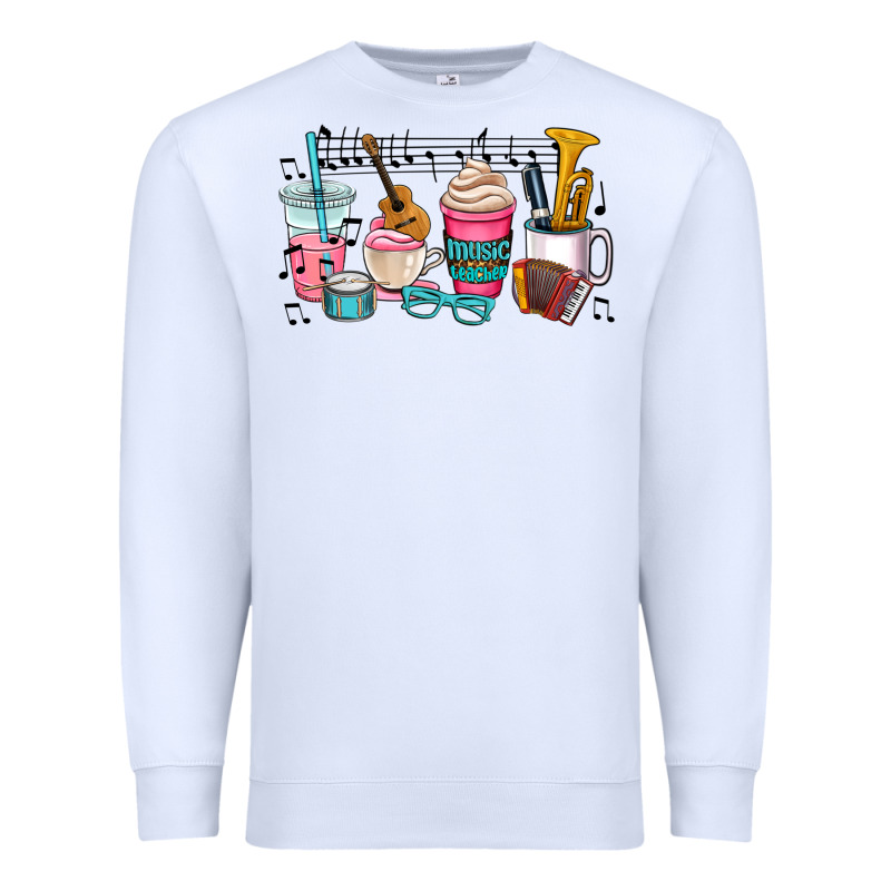 Music Teacher Premium Sweatshirt by AdoDesignShop | Teevron