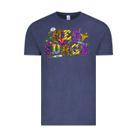 Vintage Denim Mardi Gras Med Surge Vintage Tee - HowdyJamesFarm