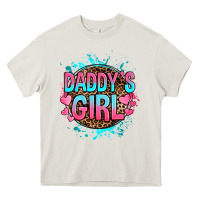 Cream daddy's girl Heavy Core Tee - RanaPortraitStore