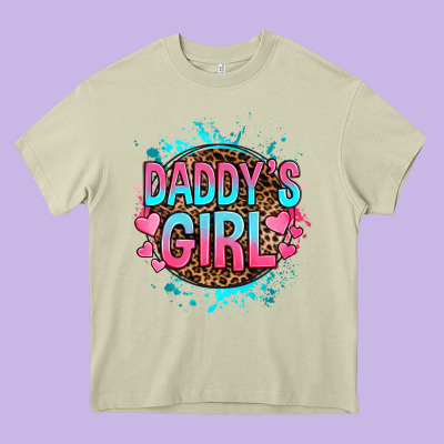 Daddy's Girl Heavy Core Tee Designed By Ranaportraitstore