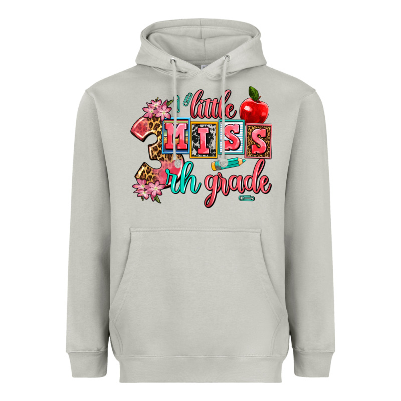 Little Miss 3 Rh   Grade Heavyweight Hoodie by AdoDesignShop | Teevron