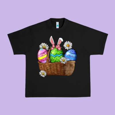 Easter Eggs  Easter Day Urban Heavy Tee Designed By Cowgirlartshop