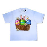 Grape Ice Easter eggs  Easter Day Urban Heavy Tee - CowGirlArtShop