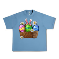 Pebble Blue Easter eggs  Easter Day Urban Heavy Tee - CowGirlArtShop