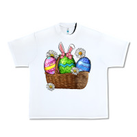 White Easter eggs  Easter Day Urban Heavy Tee - CowGirlArtShop