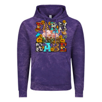 Cloud Purple western farm babe Vintage Hoodie - OliviaCreatesArt