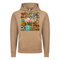 Vintage Coffee western farm babe Vintage Hoodie - OliviaCreatesArt