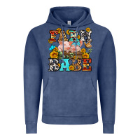 Vintage Denim western farm babe Vintage Hoodie - OliviaCreatesArt