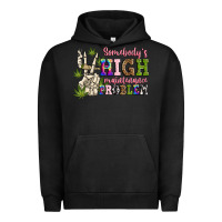 Pigment Black somebody's high maintenance  problem Urban Hoodie - JahusDesignShop
