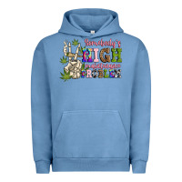 Pigment Pebble Blue somebody's high maintenance  problem Urban Hoodie - JahusDesignShop