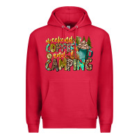 Cardinal Weekends Coffee And Camping Premium Hoodie - CowhideDigitalArt