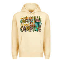 Pina Colada Weekends Coffee And Camping Premium Hoodie - CowhideDigitalArt