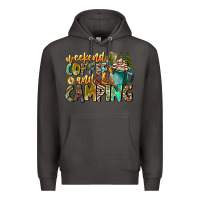 Smoke Weekends Coffee And Camping Premium Hoodie - CowhideDigitalArt
