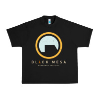 Black Black Mesa Research Facility T-Shirt Urban Heavy Tee - maiPhamDesign