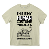 Mossy This Is My Human Costume Im Really A Brachiosaurus Heavy Core Tee - Bettercallsaul