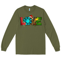 Army Green christmas gemstone love Long Sleeve Tee - RanaPortraitStore