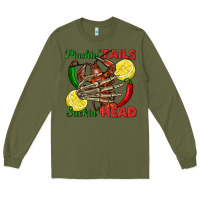 Pinchin' Tails Suckin' Head Crawfish Long Sleeve Tee | Teevron