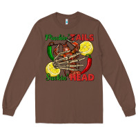 Chestnut Pinchin' tails suckin' head crawfish Long Sleeve Tee - FaDigitalArtStudio