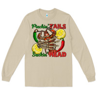 Mushroom Pinchin' tails suckin' head crawfish Long Sleeve Tee - FaDigitalArtStudio