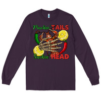 Plum Pinchin' tails suckin' head crawfish Long Sleeve Tee - FaDigitalArtStudio