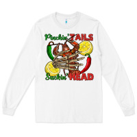 White Pinchin' tails suckin' head crawfish Long Sleeve Tee - FaDigitalArtStudio