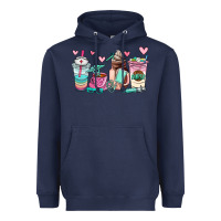 Navy nurse  coffee cup Heavyweight Hoodie - AdoDesignShop