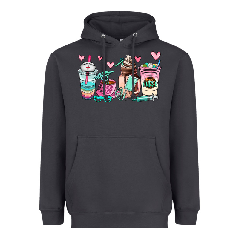 Nurse  Coffee Cup Heavyweight Hoodie by AdoDesignShop | Teevron