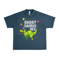 Midnight Navy Mens Daddysaurus T Rex Dinosaur Daddy Family Matching Gifts Idea Urban Heavy Tee - maiPhamDesign