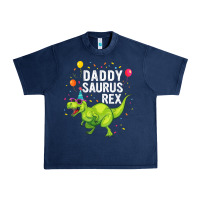 Navy Mens Daddysaurus T Rex Dinosaur Daddy Family Matching Gifts Idea Urban Heavy Tee - maiPhamDesign