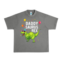 Mens Daddysaurus T Rex Dinosaur Daddy Family Matching Gifts Idea Urban Heavy Tee | Teevron