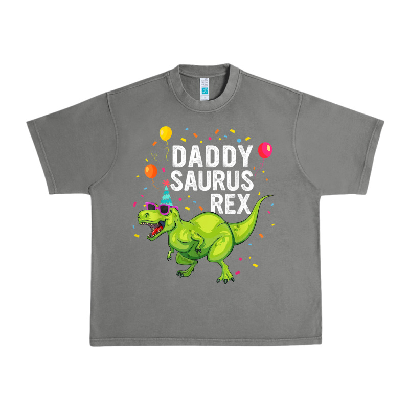Mens Daddysaurus T Rex Dinosaur Daddy Family Matching Gifts Idea Urban Heavy Tee by maiPhamDesign | Teevron