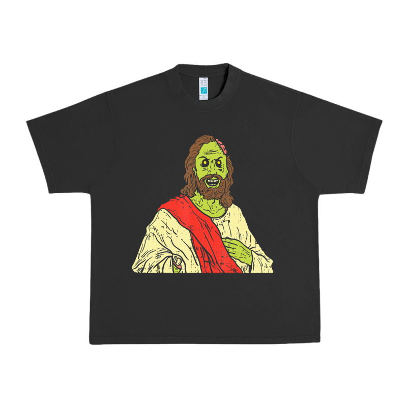 Zombie Jesus Halloween Costume Christian Christ Urban Heavy Tee by maiPhamDesign | Teevron