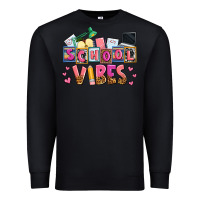Black school vibes Premium Sweatshirt - AdoDesignShop