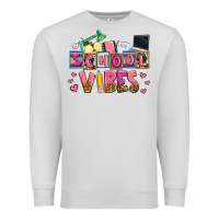 Dove Grey school vibes Premium Sweatshirt - AdoDesignShop