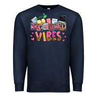 Navy school vibes Premium Sweatshirt - AdoDesignShop