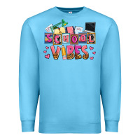 Ocean Blue school vibes Premium Sweatshirt - AdoDesignShop