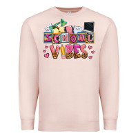 Pale Pink school vibes Premium Sweatshirt - AdoDesignShop