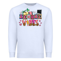 White school vibes Premium Sweatshirt - AdoDesignShop